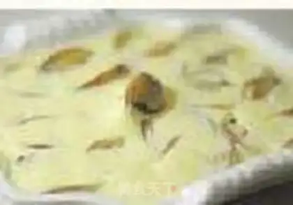 Make Flower clams and eggs step 3