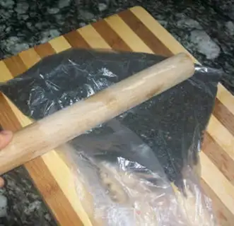 Make Potato sesame sugar bag step 8
