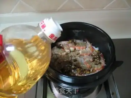 Make Gin and garlic shrimp rice step 9