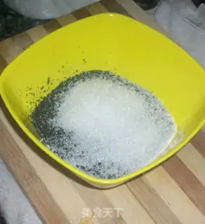 Make Potato sesame sugar bag step 9