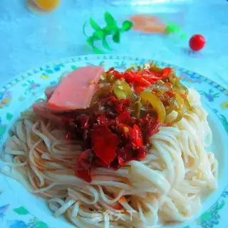 Make Spicy rice noodles step 7