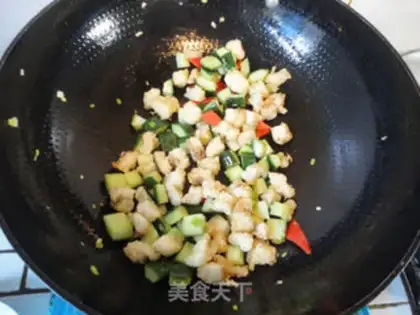 Make The cucumbers burst the bass step 16