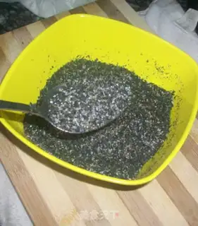 Make Potato sesame sugar bag step 10