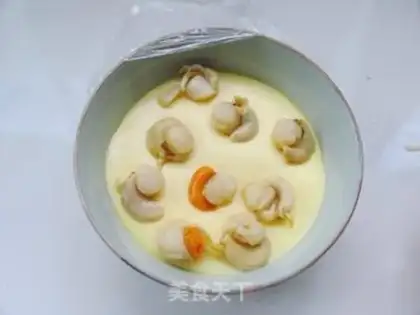 Make Scallops and eggs step 7