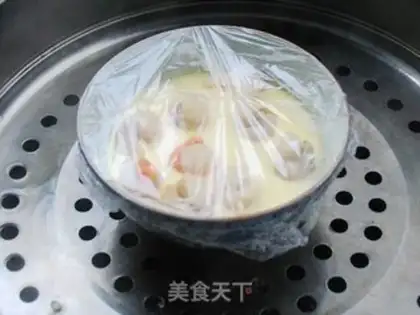 Make Scallops and eggs step 8