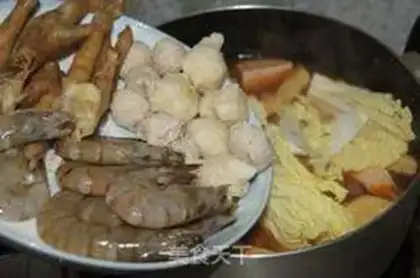 Make Seafood pan step 5