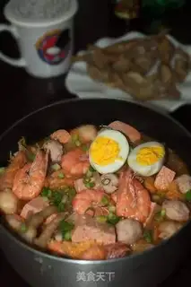 Make Seafood pan step 7