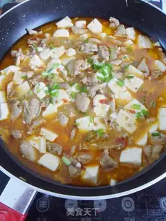 Make Spicy chicken tofu step 16
