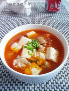 Make Spicy chicken tofu step 17