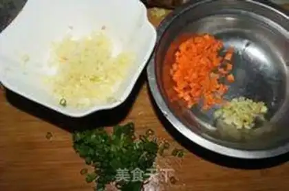 Make Garlic on back shrimp step 1