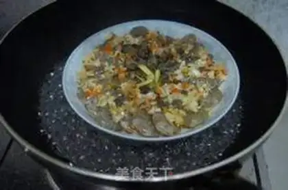 Make Garlic on back shrimp step 7