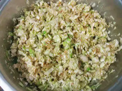 Make Pillow veggie buns step 8
