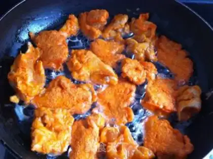 Make Indian chili chicken step 6