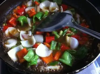 Make Indian chili chicken step 9