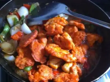 Make Indian chili chicken step 10
