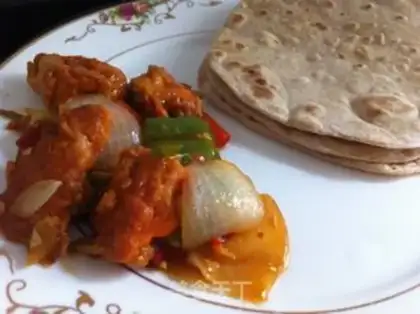 Make Indian chili chicken step 15