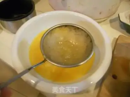 Make Crab powdered eggs step 4