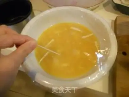 Make Crab powdered eggs step 5