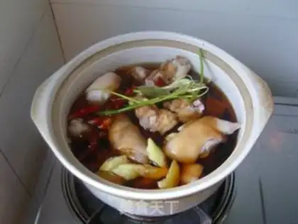 Make Red pig feet step 4
