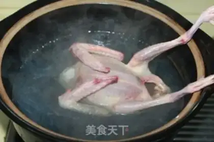 Make Wormb pigeon soup step 1