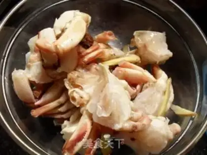 Make Egg yolk crab step 3