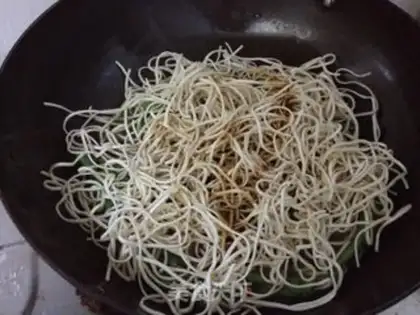 Make The bean noodles step 10