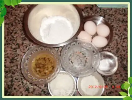 Make Meat-sun salad omelet step 0