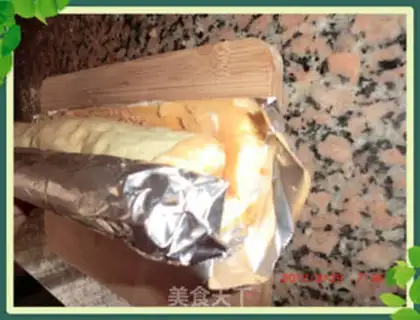 Make Meat-sun salad omelet step 22