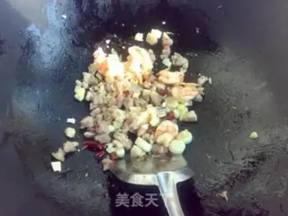 Make Spicy chicken shrimp balls step 5