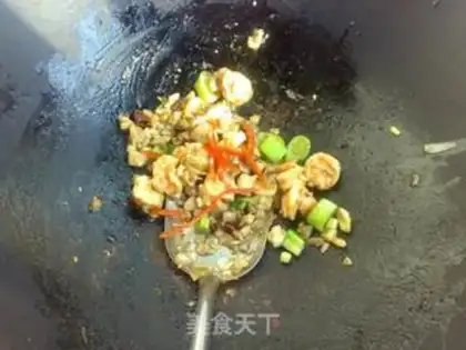 Make Spicy chicken shrimp balls step 8