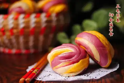 Make Three-coloured rolls step 16