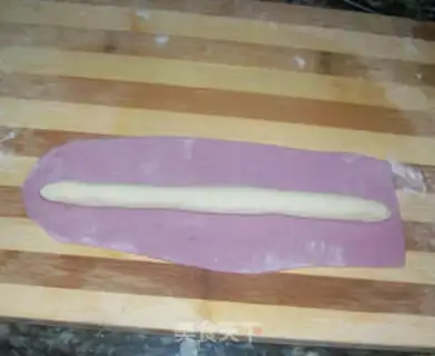 Make Double-coloured buns step 9