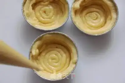 Make French cheese cranberry mooncake step 17