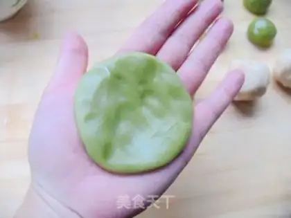 Make ♪ Taste the bean moon cake ♪ step 7