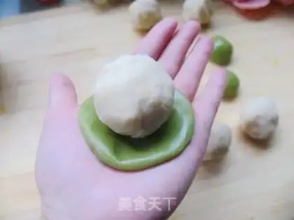 Make ♪ Taste the bean moon cake ♪ step 8