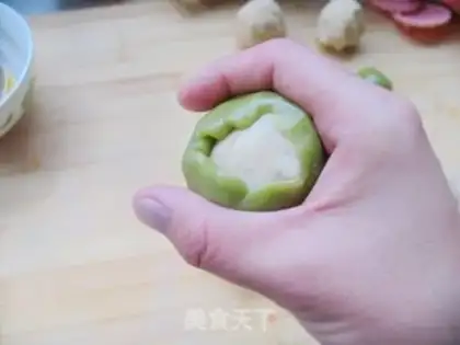 Make ♪ Taste the bean moon cake ♪ step 9
