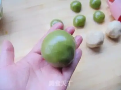 Make ♪ Taste the bean moon cake ♪ step 10