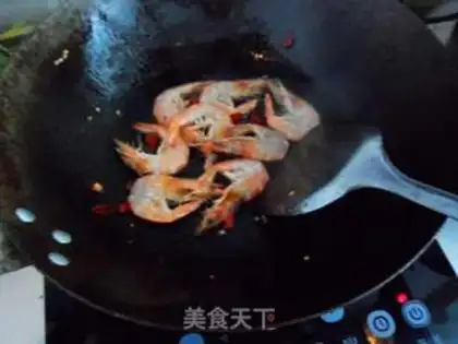 Make Red fever to shrimp step 3