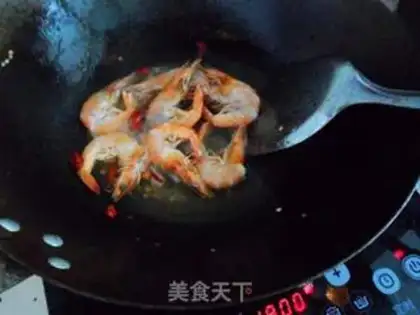 Make Red fever to shrimp step 4