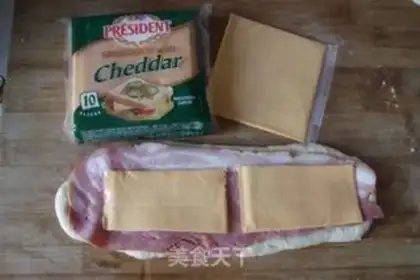 Make Bacon cheese rolls step 7
