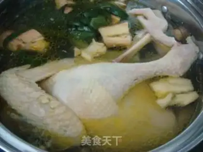 Make A chicken with onions step 3