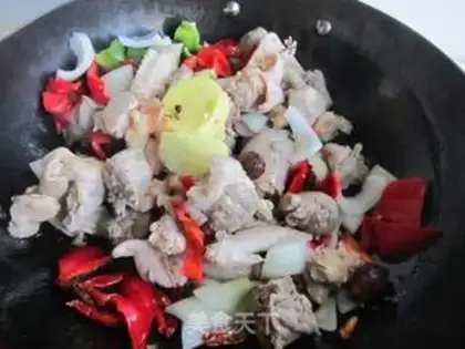 Make Spicy chicken step 7