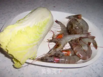 Make Garlic shrimp doll food step 0