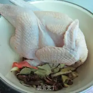Make Microwave roast chicken step 1