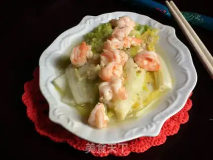 Make Garlic shrimp doll food step 13