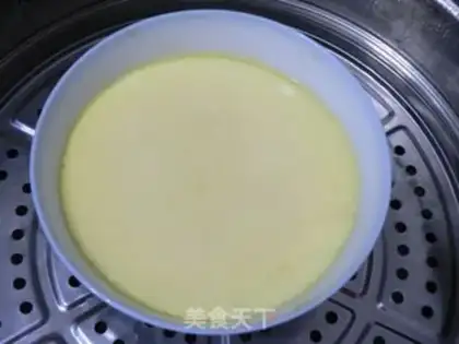 Make Steamed eggs step 5