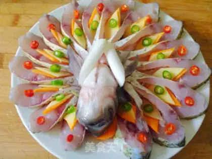 Make Peacock Opens Fish step 5