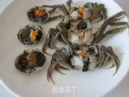 Make Pumpkin crabs step 3