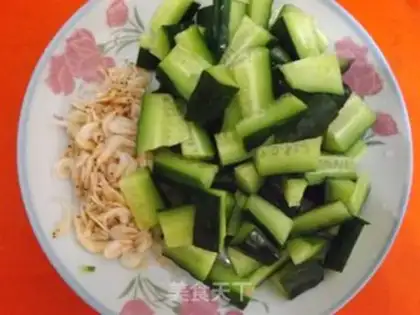 Make Shrimp cucumber step 2