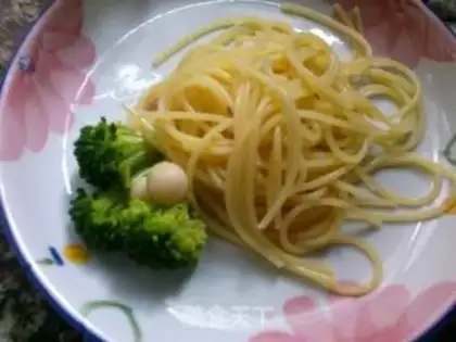 Make Mustard cream pasta step 1